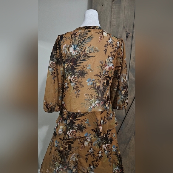 Anthropologie dRA Angeles Printed FlutterSleeve Shirtdress Multi.Size MP - Picture 5 of 16